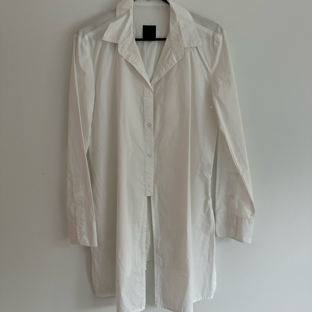 RtA Classic White Button Down Shirt
